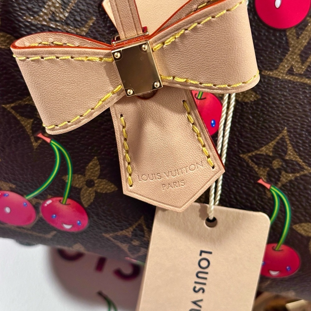 🆕💖 Louis Vuitton LV X TM Murakami Cherry Cerises Speedy 20 - Picture 11 of 17